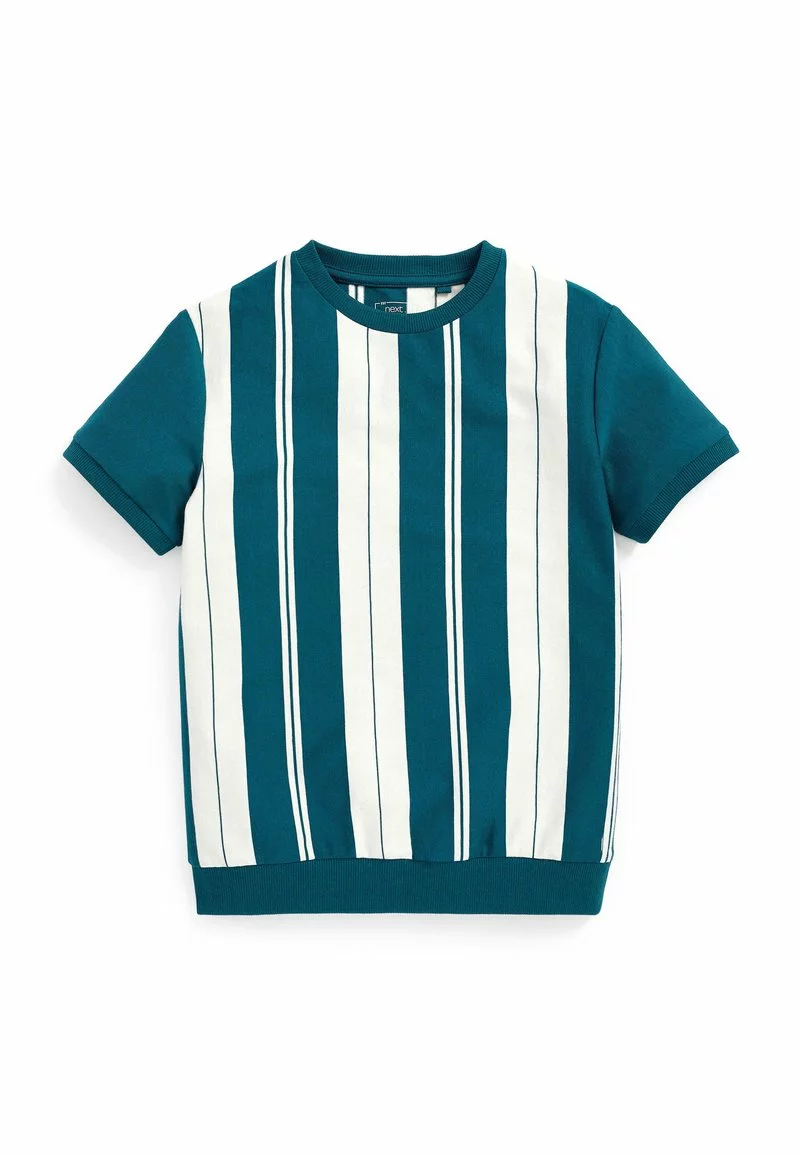 Next Kinder VERTICAL STRIPE - T-Shirt Print - Teal 1 Next Kinder VERTICAL STRIPE - T-Shirt Print - Teal