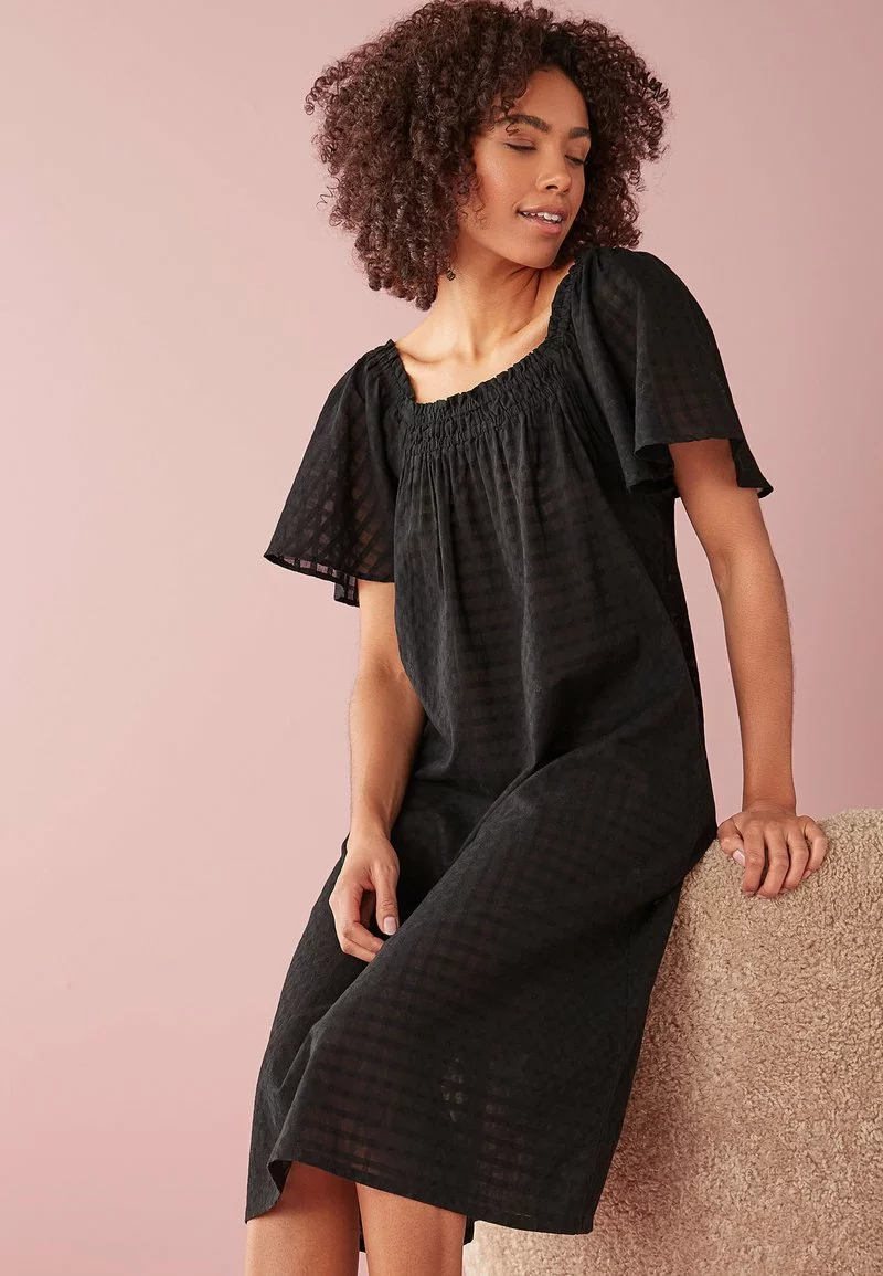 Next Damen Nachthemd - Black 2 Next Damen Nachthemd - Black – Bild 2