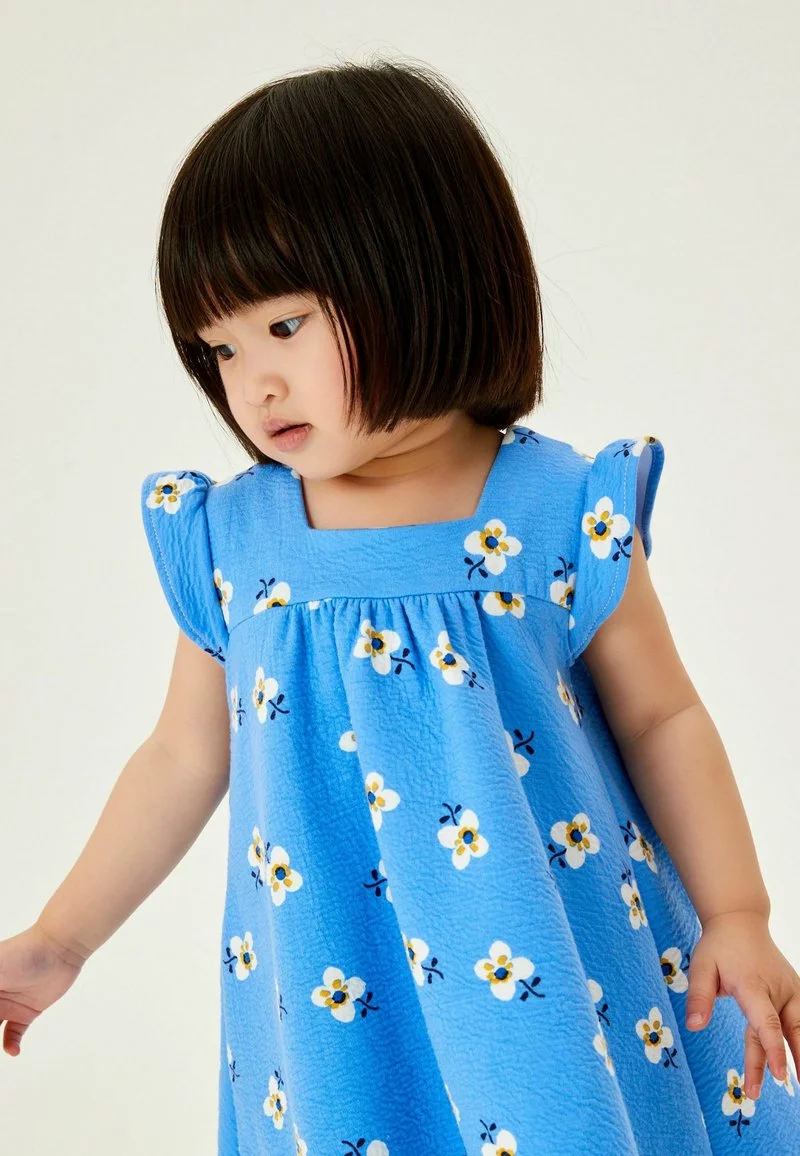 Next Kinder SHORT SLEEVE - Jerseykleid - Blue Floral 2 Next Kinder SHORT SLEEVE - Jerseykleid - Blue Floral – Bild 2