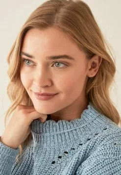 Next Damen HI NECK HEM LAYER STITCH DETAIL - Strickpullover - Blue -Next Großes Kaufhaus 9ebb2e3caed5469d81cc864e6c10d167