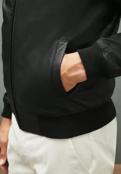 Next Herren Lederjacke - Black -Next Großes Kaufhaus 9ed8a51067904332877614d6a6ca2148