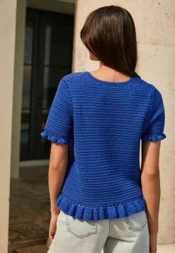 Next Damen FRILL - T-Shirt Print - Blue -Next Großes Kaufhaus 9ef2eb2a81de4473b69405757cc25df8