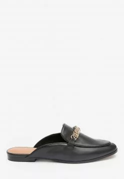 Next Damen Pantolette Flach - Black