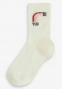 Next 3 PACK LOVE SLOGAN - Socken - Pink/black/cream | Kinder -Next Großes Kaufhaus 9f5fa5b0b1b1404eb37ded4122e5a8b5