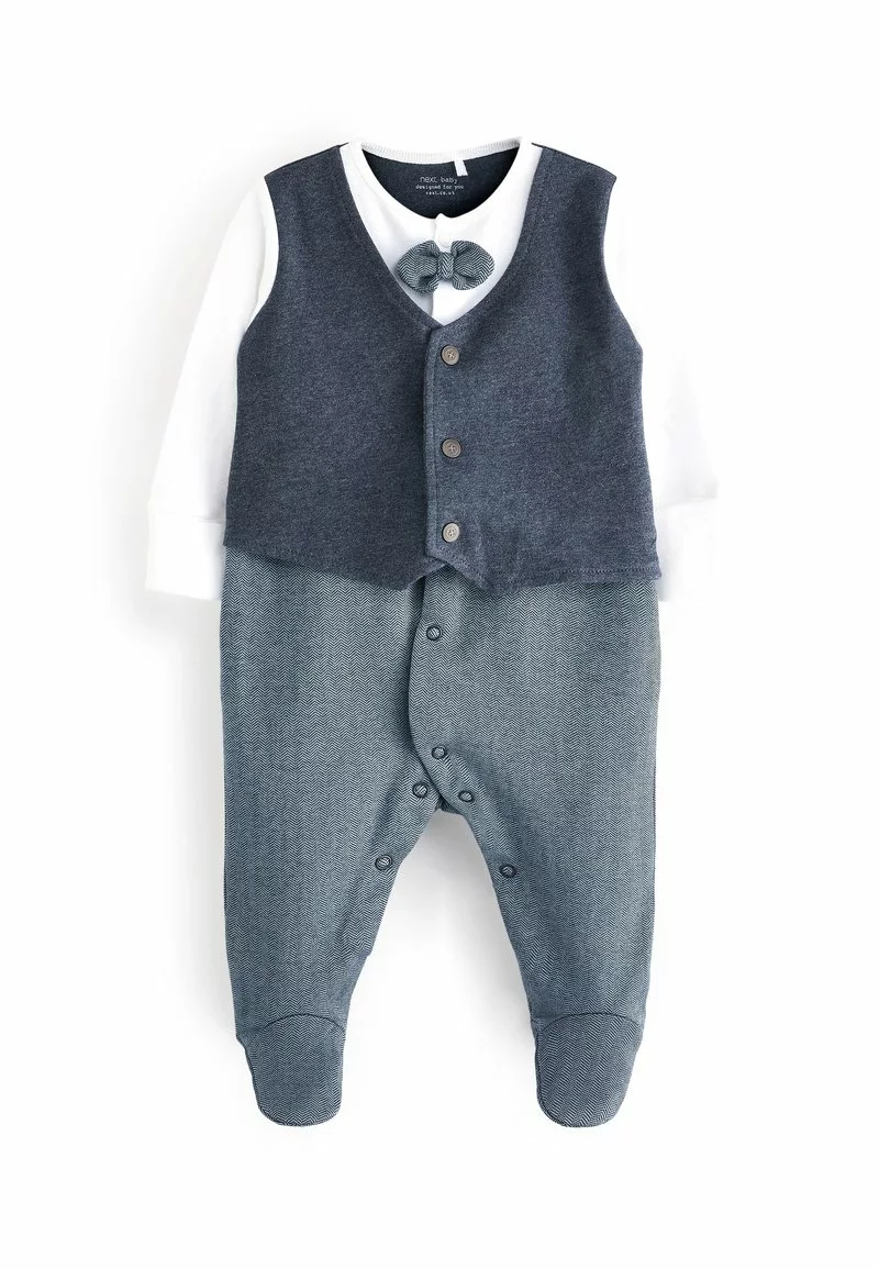 Next Kinder Strampler - Navy Blue 1 Next Kinder Strampler - Navy Blue