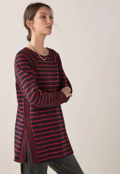 Next Damen SIDE SPLIT LONG SLEEVE - Langarmshirt - Blue