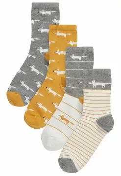 Next Damen 4 PACK - Socken - Yellow