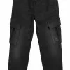 Next Kinder Cargohose - Black Denim