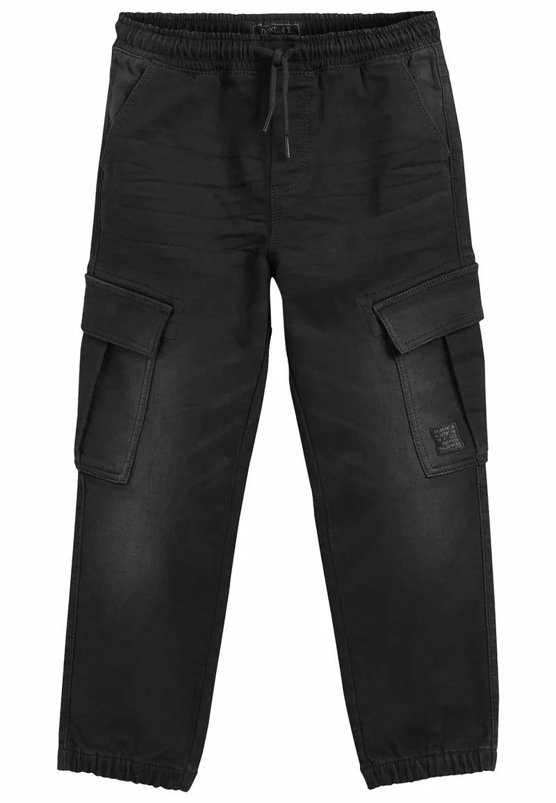 Next Kinder Cargohose - Black Denim 1 Next Kinder Cargohose - Black Denim