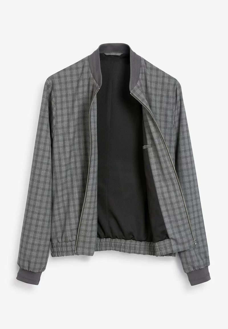 Next Herren Bomberjacke - Light Grey 2 Next Herren Bomberjacke - Light Grey – Bild 2