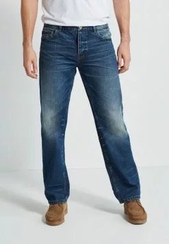 Next Herren Jeans Straight Leg - Authentic Blue
