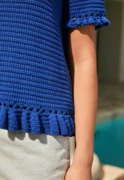 Next Damen FRILL - T-Shirt Print - Blue -Next Großes Kaufhaus a1fe1cac285c4f97b0bfba8feebbaab0