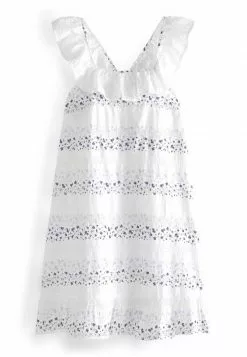 Next Damen BRODERIE SLIP - Nachthemd - White/blue 9 Next Damen BRODERIE SLIP - Nachthemd - White/blue -Next Großes Kaufhaus a24635c36de741ddb1e9faf63e5fbb03