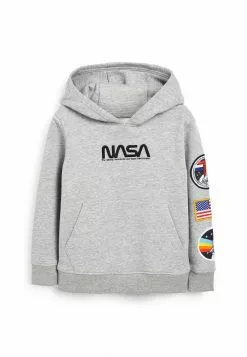 Next Kinder NASA BADGE - Kapuzenpullover - Grey Marl