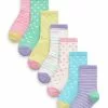 Next Kinder 7 PACK RICH SPOT STRIPE - Socken - Colourful