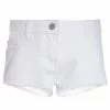 Next Kinder FRAYED HEM - Jeans Shorts - White