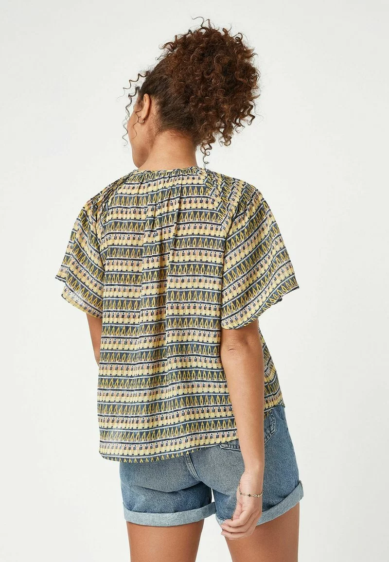 Next Damen FLUTTER - Bluse - Yellow Geo Print 2 Next Damen FLUTTER - Bluse - Yellow Geo Print – Bild 2