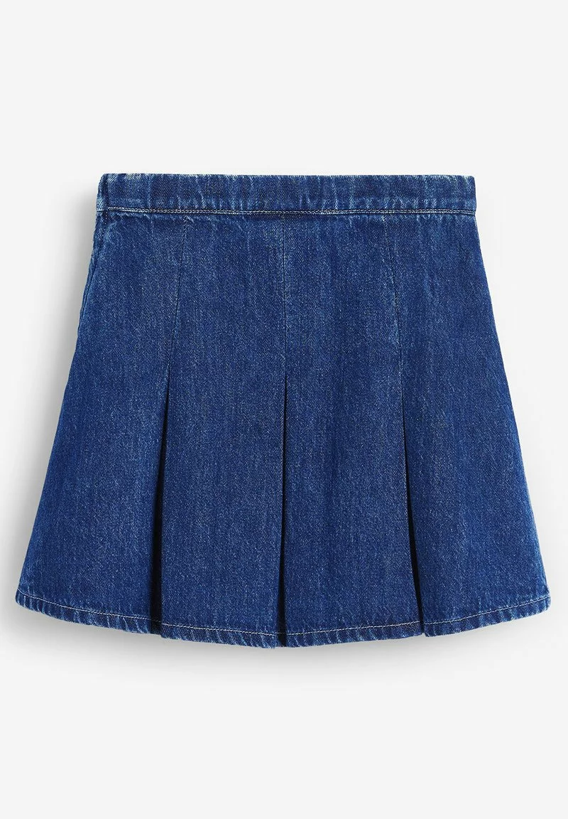 Next Kinder DENIM TENNIS SKIRT - Faltenrock - Blue 2 Next Kinder DENIM TENNIS SKIRT - Faltenrock - Blue – Bild 2