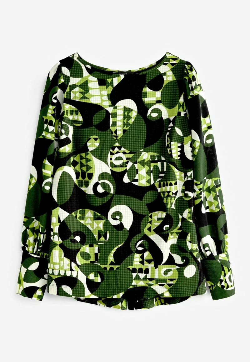 Next Damen CUFF - Bluse - Green Print 5 Next Damen CUFF - Bluse - Green Print – Bild 5