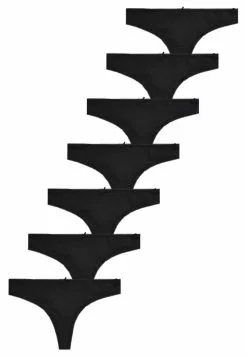 Next Damen 7 Pack - String - Black -Next Großes Kaufhaus a3bffd76695544d1bfc8ce2216624afd