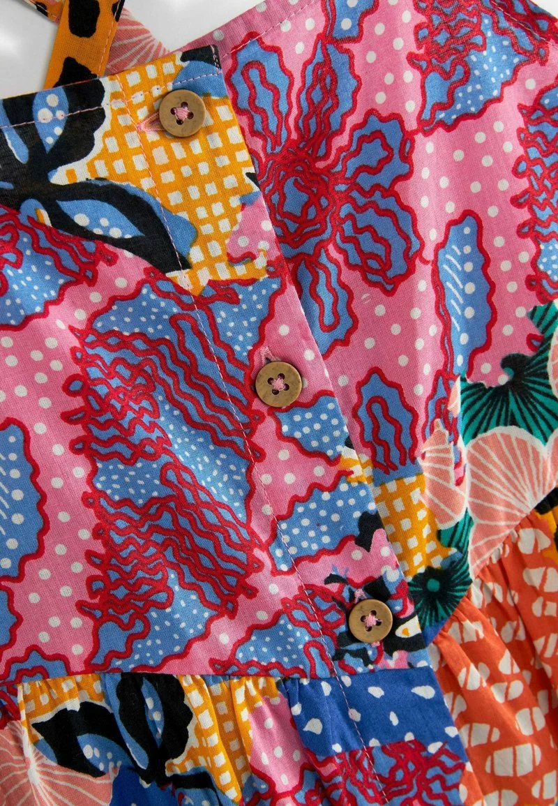 Next Kinder BUTTON - Freizeitkleid - Orange 5 Next Kinder BUTTON - Freizeitkleid - Orange – Bild 5