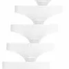 Next Damen COTTON BLEND THONGS FIVE PACK - String - White