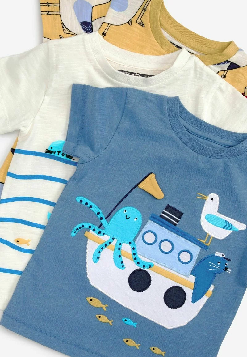 Next 3 PACK - T-Shirt Print - Mottled Dark Yellow | Kinder 5 Next 3 PACK - T-Shirt Print - Mottled Dark Yellow | Kinder – Bild 5