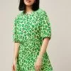 Next Damen TIERED - Freizeitkleid - Green Animal
