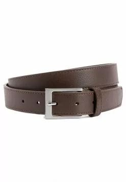 Next MOTTLED DARK BROWN STITCHED EDGE BELT - Gürtel - Mottled Brown | Herren