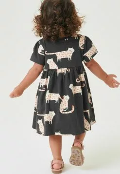 Next Kinder Jerseykleid - Black Animal Character -Next Großes Kaufhaus a5f1e7e526544273b0b4b39e2b4e3caf