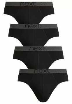 Next Herren FOUR PACK - Slip - Black