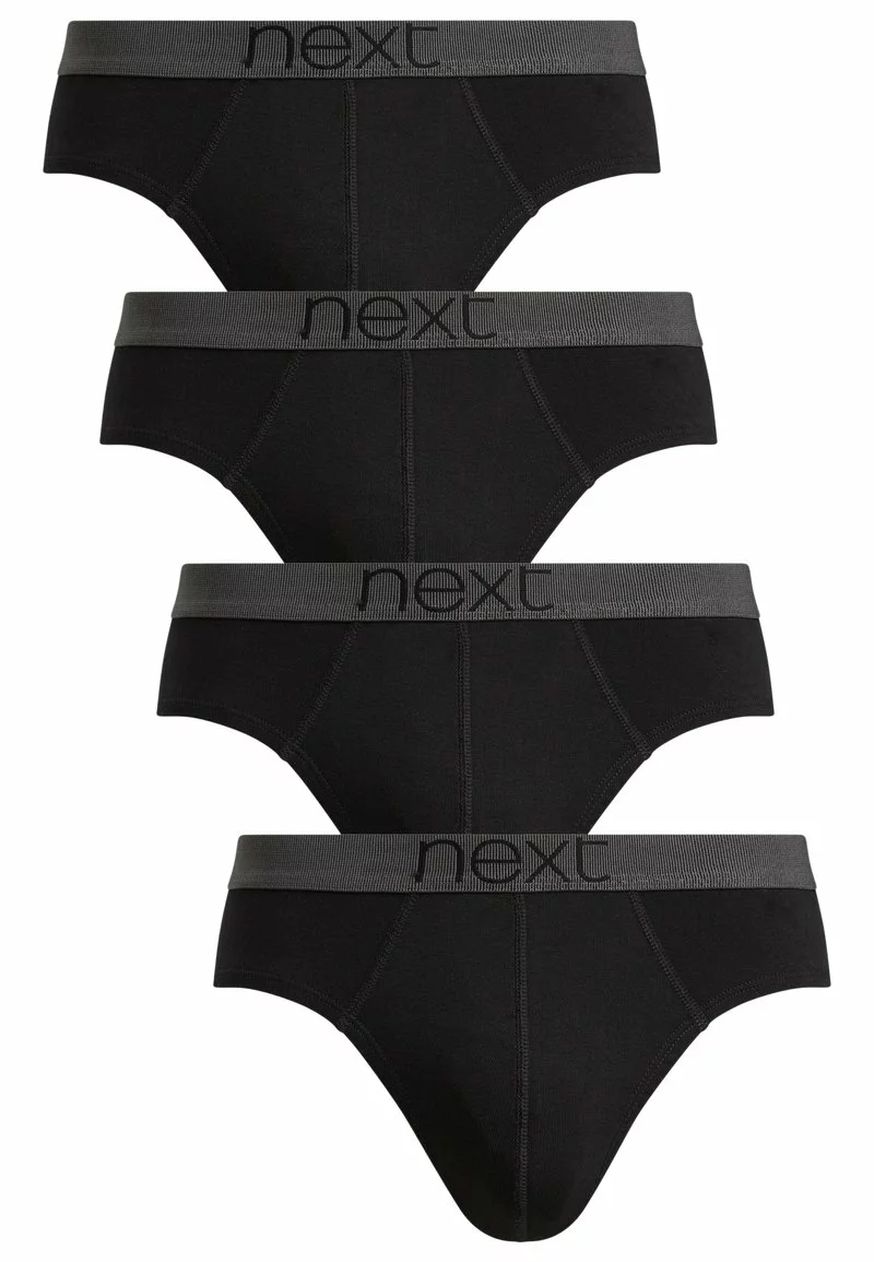 Next Herren FOUR PACK - Slip - Black 1 Next Herren FOUR PACK - Slip - Black