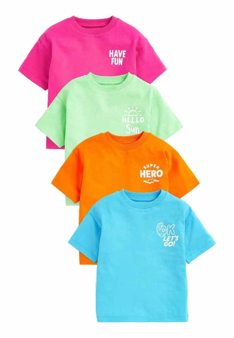 Next Kinder 4 PACK - T-Shirt Print - Multi 1 Next Kinder 4 PACK - T-Shirt Print - Multi