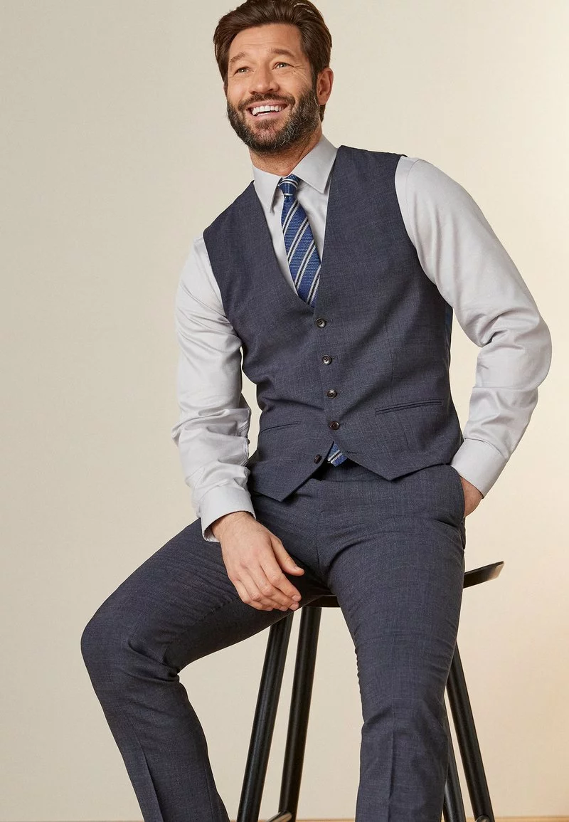 Next Herren SIGNATURE MOTIONFLEX - Anzugweste - Dark Blue 3 Next Herren SIGNATURE MOTIONFLEX - Anzugweste - Dark Blue – Bild 3