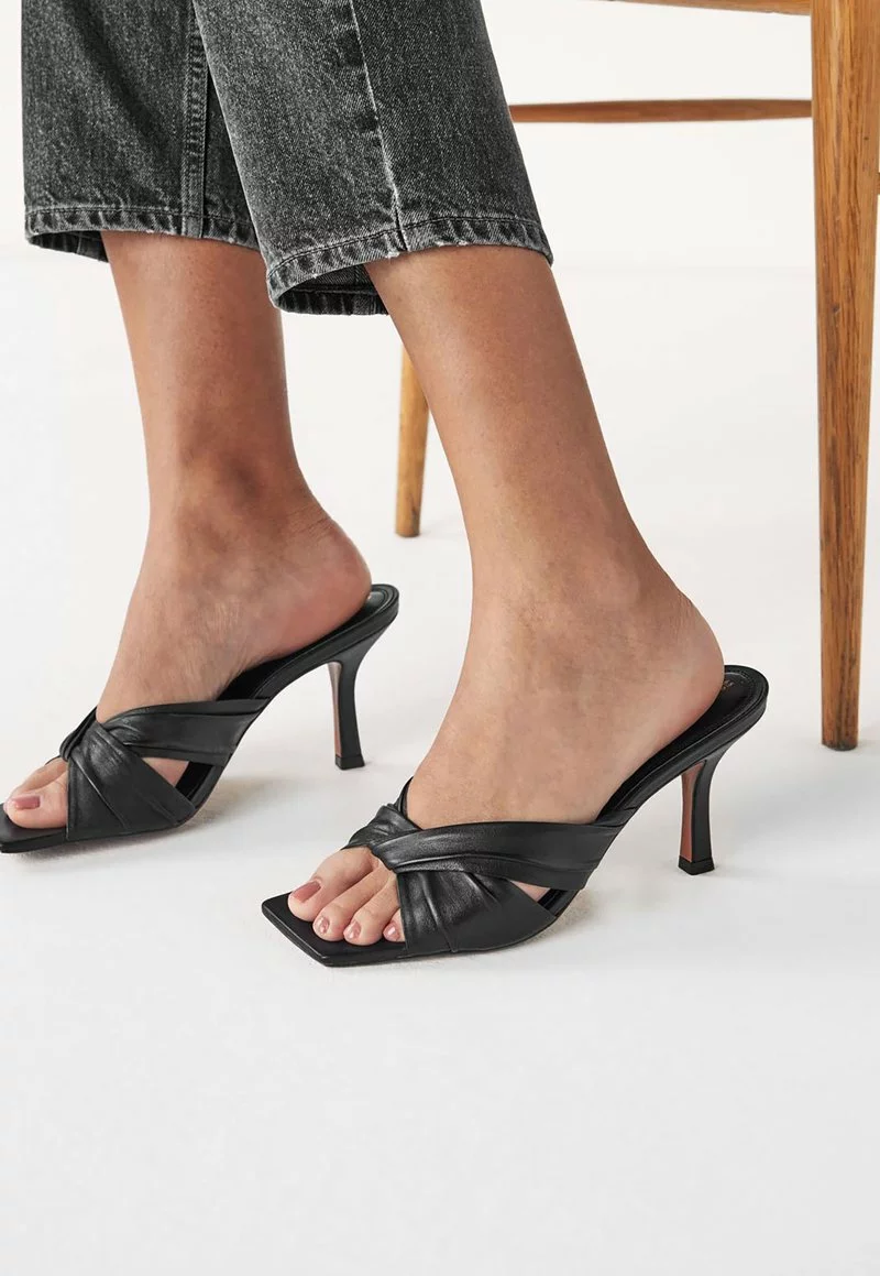 Next Damen Pantolette Hoch - Black 1 Next Damen Pantolette Hoch - Black