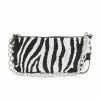 Next BEADED SMALL - Clutch - Black White Zebra Print | Damen