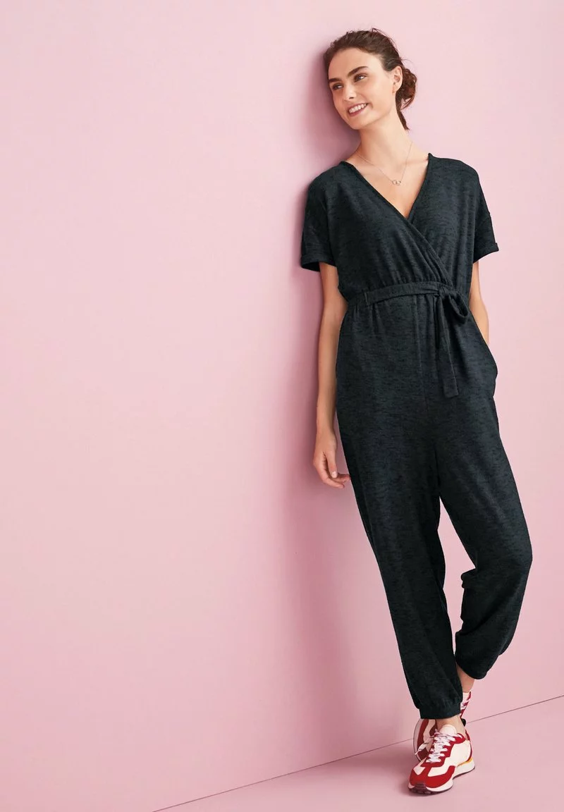 Next Damen MATERNITY LOUNGE - Jumpsuit - Black 1 Next Damen MATERNITY LOUNGE - Jumpsuit - Black
