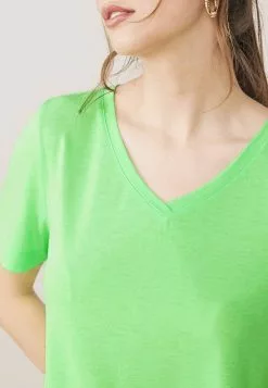 Next Damen SLOUCH - T-Shirt Basic - Fluro Green -Next Großes Kaufhaus a6f764a0572e49bf9f552f89b27f929d
