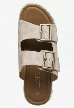 Next Damen DOUBLE BUCKLE FLATFORM - Pantolette Hoch - Nude 6 Next Damen DOUBLE BUCKLE FLATFORM - Pantolette Hoch - Nude -Next Großes Kaufhaus a704d6ab4c67468c990858cbe08f1062