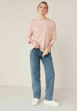 Next Damen Langarmshirt - Blush Pink