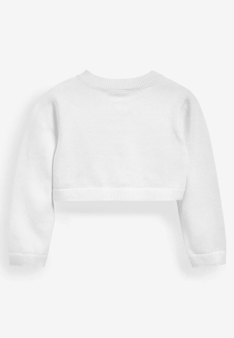 Next Kinder SHRUG - Strickjacke - White 2 Next Kinder SHRUG - Strickjacke - White – Bild 2