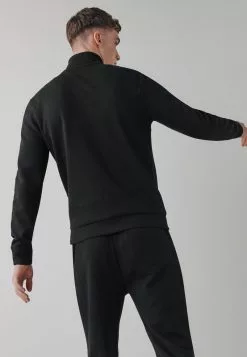 Next INTERLOCK ZIP NECK - Sweatshirt - Black | Herren -Next Großes Kaufhaus a7c90ba5e9594e58bc5de8a6ca603208
