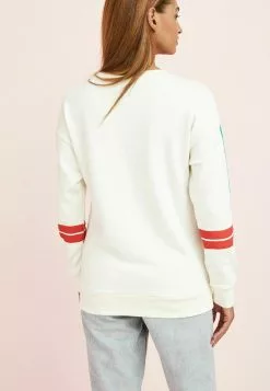 Next Damen GRAPHIC - Sweatshirt - Ecru White Salcombe Bay -Next Großes Kaufhaus a83431ee4c3548feb110f21c4b3e6190