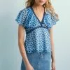 Next Damen FLUTED - Bluse - Blue Jubilee Print