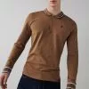 Next Herren ZIP - Poloshirt - Tan