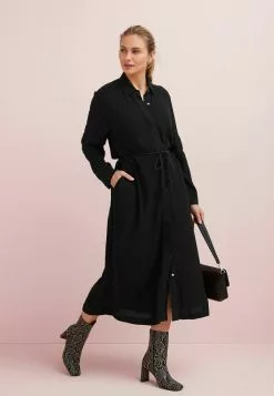 Next Damen Blusenkleid - Black
