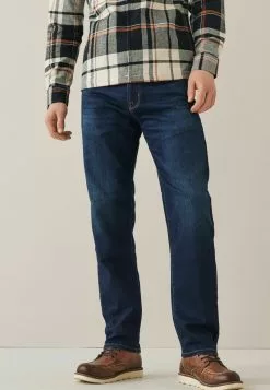 Next Herren ULTIMATE COMFORT - Jeans Straight Leg - Blue
