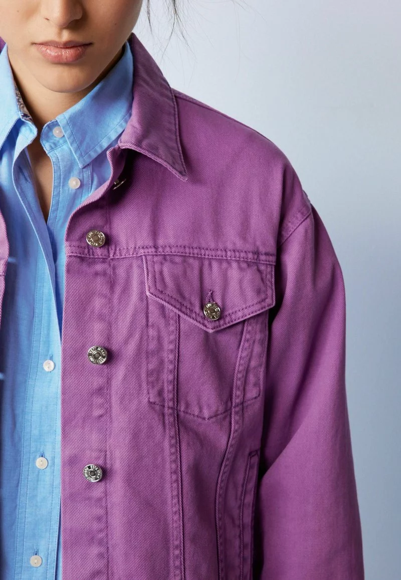 Next Damen OVERSIZED - Jeansjacke - Purple 4 Next Damen OVERSIZED - Jeansjacke - Purple – Bild 4