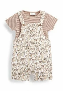 Next Kinder 2 PIECE BEAR - Latzhose - Brown