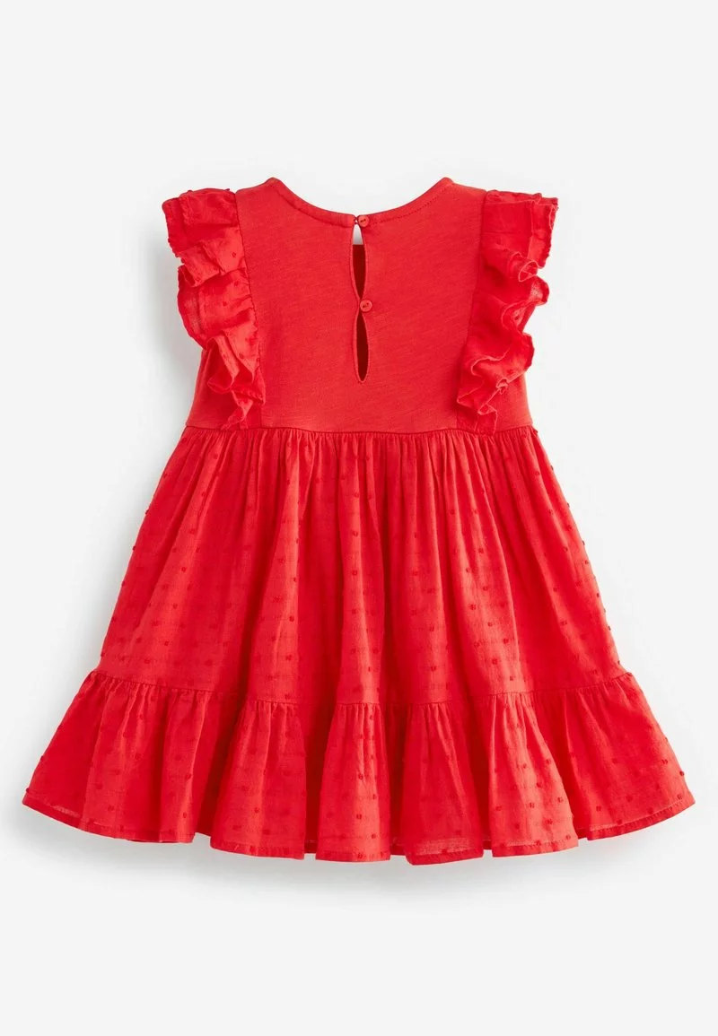 Next Kinder FABRIC MIX - Jerseykleid - Red 2 Next Kinder FABRIC MIX - Jerseykleid - Red – Bild 2